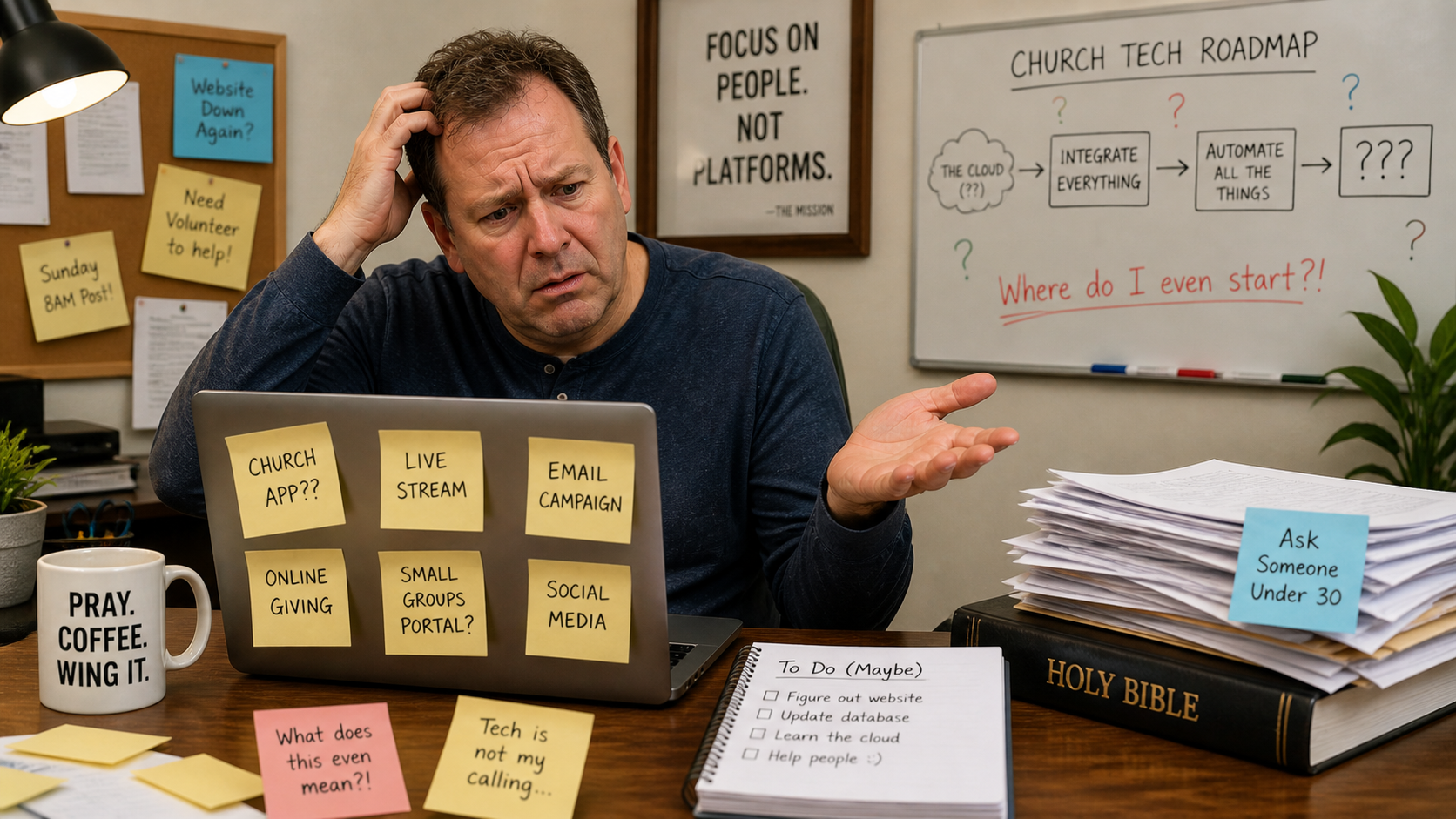 "What to Do When Your Minister Isn't Tech-Savvy (And Doesn't Want to Be)"